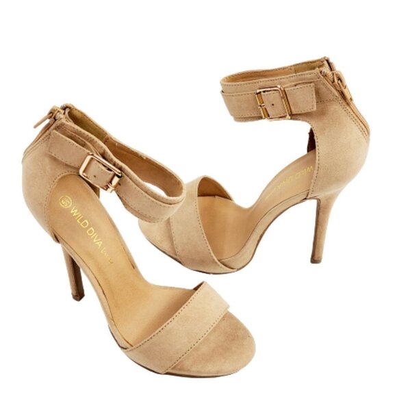 Wild Diva BRIDGET-01 Buckle Ankle Strap sandals - Picture 2 of 9